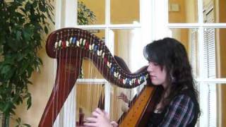 Comptine dun autre été  Yann Tiersen Amélie Poulain  harp  harpe [upl. by Aelc]