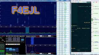 RSGB 18MHz Contests cw  SDRPlay  Ic7600 IF [upl. by Annayehc]