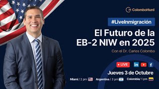 El Futuro de la EB2 NIW en 2025 con el Dr Carlos Colombo [upl. by Nnylyak]