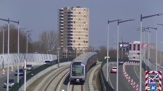 Eerste metro op eigen kracht op de NoordZuidlijn [upl. by Steck]