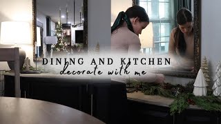 Decorate with me  DIY DECOR  Dining room and kitchen decorating Small home decor ideas [upl. by Amada]