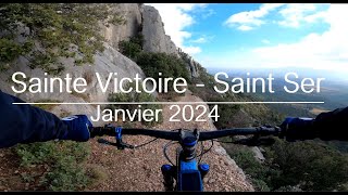 Sainte Victoire  Saint Ser  Janvier 2024 [upl. by Irafat]