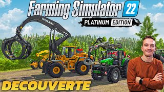 DÉCOUVERTE DU DLC PLATINIUM SUR FARMING SIMULATOR 22 [upl. by Giulio247]