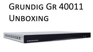 Unboxing  Grundig GR 40011  HDSatellitenReceiver GerDeutsch HQ [upl. by Topper741]