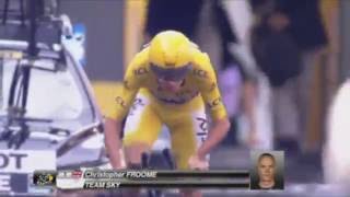 Chris Froome Wins Stage 18 of Tour de France 2016 Team Sky [upl. by Hebe]