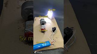 DIY DC to DC Motor Generator  How to Make a DC Motor a Generator shorts project dcmotor dc [upl. by Atnes287]