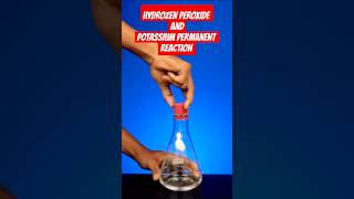 HYDROZEN PEROXIDE AND POTASSIUM PERMANENT COLL EXPERIMENTexperiment shorts shortsfeed [upl. by Drusus574]