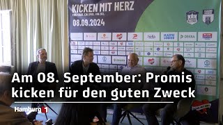 Am 08 September Promis kicken für den guten Zweck [upl. by Aivyls]