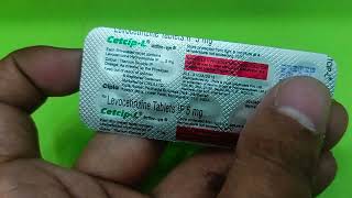 Levocetirizine Tablets IP 5mg Uses In Hindi  Cetcip L Tablet Uses In Hindi [upl. by Ained]