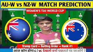 AUW VS NZW DREAM 11  AUW VS NZW DREAM11 PREDICTION  WOMENS T20 WORLD CUP  DREAMISTEAM1 [upl. by Ardnuhsed]