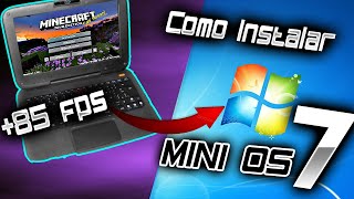 Como Instalar MINIOS 7 En la NETBOOK DEL GOBIERNO [upl. by Holihs761]