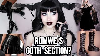 ⛓️ RATING ROMWES ALT SECTION ⛓️ GOTH TRY ON HAUL  REVIEW  Vesmedinia [upl. by Friedman]