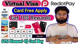 💳 Redotpay card bangla virtual visa card free apply online boost crypto pay support 2025 [upl. by Warila]