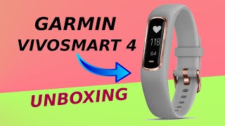 Garmin Vivosmart 4 Unboxing HD 0100199522 [upl. by Nnitsuj]