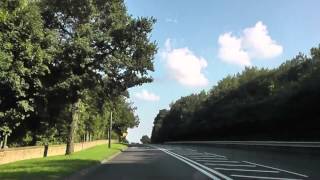 Driving Along The A41 From Tern Hill To Newport Telford and Wrekin England 26th August 2013 [upl. by Zailer]