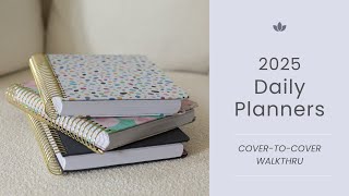 2025 Daily Planner Flip Through  Sprouted Planner Cover to Cover Walk Through [upl. by Neyud]