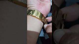 Swatch Irony Diaphane Chronograph Gold All Notmal All Original Please Like amp Subcribe Thanks [upl. by Olympie]