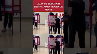 2024 US Presidential Election Kicks Off Amid Violence Concerns US Election 2024 [upl. by Thorman]