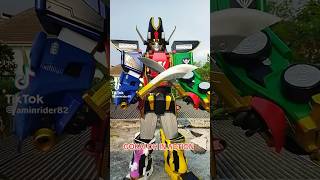 Gokaiger Mecha Cosplay by aminrider2  Super Megaforce Megazord [upl. by Durkin206]