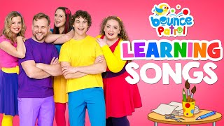 Learning Songs for Toddlers  Alphabet Counting Colors Animals [upl. by Rockey]