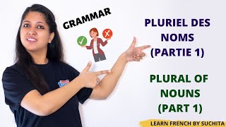 French Grammar  Pluriel des noms Plural of nouns  Part 12  By Suchita  918920060461 [upl. by Geraldina343]