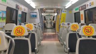 Taking quotAirport Express Line Metroquot Ride in New Delhi newdelhi dmrc delhimetro india [upl. by Valeda]