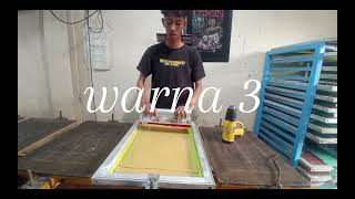 Tutorial sablon baju [upl. by Ahsinrad]