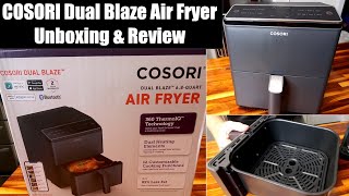 COSORI Dual Blaze 68Quart Air Fryer360 ThermoIQ Unboxing Setup amp First UseReview After 2 Months [upl. by Etnuad]