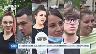 A doua probă de BAC subiecte mai ușoare la istorie și mai grele la matematică [upl. by Edmee367]