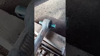 Rebushing Torque Rod Chenglong truck [upl. by Wendi]