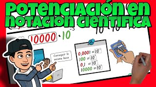 🔴 POTENCIACIÓN en NOTACIÓN CIENTÍFICA [upl. by Sikleb211]