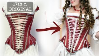 Making 17th Century Stays  Historical Corsetry [upl. by Noscire17]