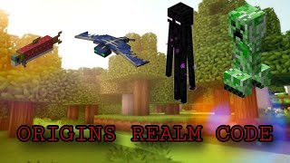 BEST ORIGINS REALM CODE FOR MINECRAFT BEDROCK EDITION [upl. by Lamrej904]