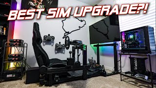 The BEST New Upgrades for my Racing Sim Setup  Full Setup Walkthrough [upl. by Cletis]