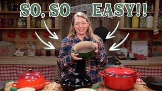 Enameled Cast Iron  How to CHOOSE CARE FOR and COOK With It [upl. by Myer]