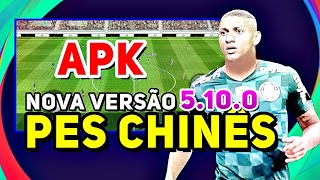 PES CHINÊS MOBILE NOVA VERSÃO 5100 ATUALIZADO DOWNLOAD APK [upl. by Alegre]