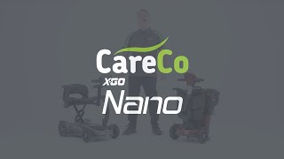 XGo Nano Folding Lithium Mobility Scooter Product Video [upl. by Aklam]