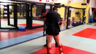 Hayastan MMA Academy Monday 900 am Jan 20 2014 MMA Sparring [upl. by Ahsiekrats]