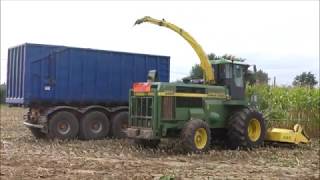 Moulaert mais hakselen 2018 1  John Deere 6850 [upl. by Constanta]