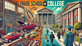 Trade School vs College Which Path Leads to Success  Financial Education 2024 [upl. by Martelle]