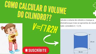 Como Calcular o Volume do Cilindro [upl. by Anegroeg]