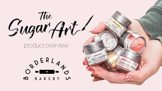 The Sugar Art Product Overview  How to use Luster Dust Edible Glitter Powder Food Colors [upl. by Winfield]