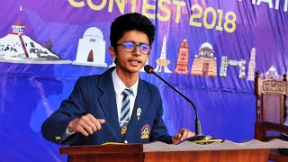 Best appreciated Urdu speech  Popular Taqreer  All Pakistan Declamation contest  Chenab College [upl. by Ehpotsirhc347]