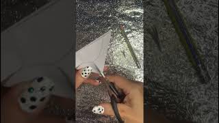 handmade instructions for folding and cutting decorative paper shapes handmadeb2c short [upl. by Bremble451]