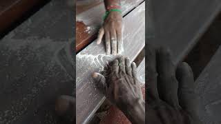 Wood polish work pu sealer rubbing [upl. by Sonitnatsnok967]