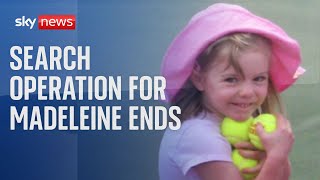 Madeleine McCann Search operation comes to an end [upl. by Haletta]