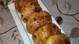 Пышные булочки с изюмом  Չամիչով բուլկի fluffy buns with raisins [upl. by Irab]