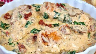 Pollo A La Toscana ¡Una Receta de Pechuga de Pollo Que No Puedes Perderte [upl. by Enilreug]