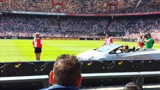 Open dag Feyenoord 2015  binnenkomst Pellè [upl. by Dwinnell827]