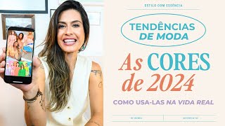 Tendências de Cores para o Verão 2024 como combinar e criar looks incríveis [upl. by Lalat]